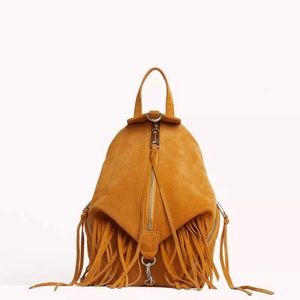 Rebecca Minkoff Convertible Mini Julian Backpack With Fringe
